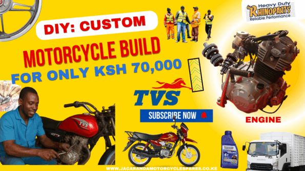 DIY Motorcycle build in Kenya (TVS HLX125